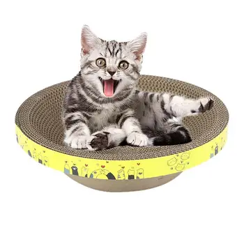  Чаша-когтеточка для кошек Устойчивой креативной формы Картонная когтеточка, Долговечные интерактивные игрушки для кошек, товары для домашних животных