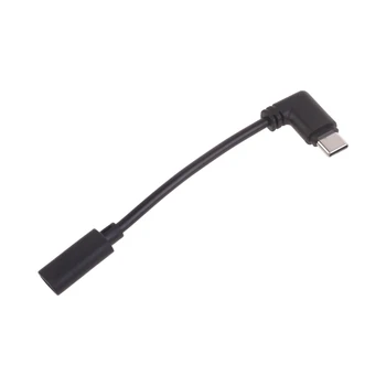  Шнур адаптера Micro USB-Type C с изгибом на 90 градусов для передачи данных для устройств USB C, планшетов и игровых консолей