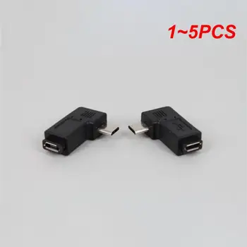  1 ~ 5шт Градусов Левый и Правый Угловой Mini USB 5pin Разъем для подключения адаптера синхронизации данных Micro USB к разъему Mini USB