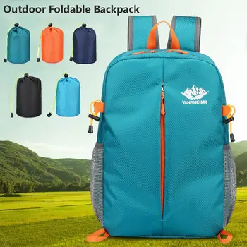  Рюкзак для путешествий, Водонепроницаемый походный рюкзак на открытом воздухе, складной мужской рюкзак, женская сумка, легкая нейлоновая сумка, мини-рюкзак для путешествий