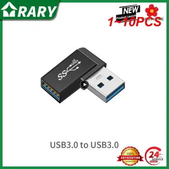  1 ~ 10ШТ USB 3.0 Type C Женский к USB 3.0 Мужской OTG Адаптер 10 Гбит/с Конвертер Type C в USB 3.0 под углом 90 градусов для разъема OTG