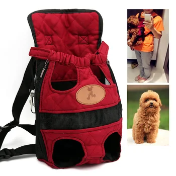  Переноска для собак, Рюкзак для переноски домашних животных, Дорожные наплечные сумки, держатель на груди для щенка, модная сумка через плечо
