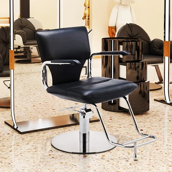  Парикмахерское кресло для татуировок Профессиональная кожаная подставка для ног, вращающееся кресло для стилиста, лечебная спинка, мебельный салон Sillon Pedicura LJ50BC