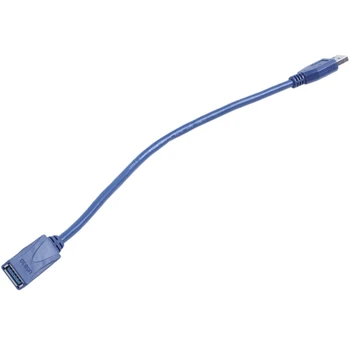  10X Синий разъем USB 3.0 от мужчины к мужчине F/M Тип A Удлинительный кабель 30 см