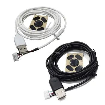  1 комплект прочного USB-кабеля для мыши и ножек для мыши Logitech G102 Gaming Mouse Dropship