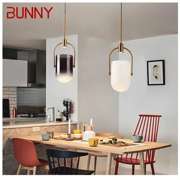  Креативный подвесной светильник BUNNY Nordic Современные простые светодиодные лампы для домашней столовой