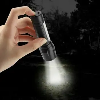  Светодиодный маленький фонарик с боковыми огнями, сильный свет, Телескопический зум, USB-набор для зарядки, Мини-511 Фонарик для ночного использования на открытом воздухе