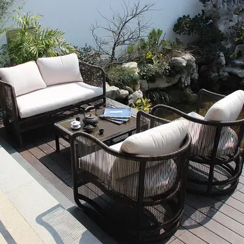 Кресло-лоза, диван, терраса, солнечная комната, диван-лоза, журнальный столик, комбинация на открытом воздухе, внутренний двор