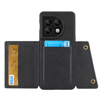  Тонкий Кожаный Защитный Чехол Для OnePlus 11 Case Противоударный Бумажник Держатель Для Карт Чехлы Для Телефонов One Plus 11 Funda