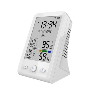  Tuya WIFI датчик температуры влажности Гигрометр термометр Умный дом для детской комнаты Спальня