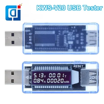  Измерители напряжения JCD, Тестер емкости аккумулятора, USB-Вольт, Напряжение, Зарядное устройство, Измеритель емкости