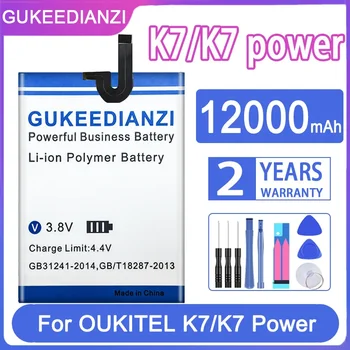  Сменный Аккумулятор GUKEEDIANZI K7 Power K7Power 12000mAh Для Аккумуляторов Мобильных Телефонов OUKITEL K7 power