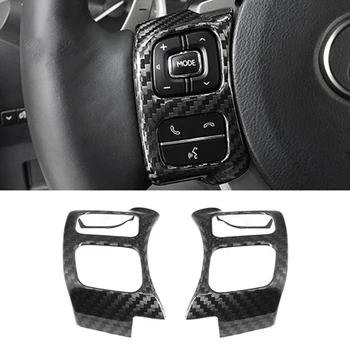  Наклейки из твердого углеродного волокна, отделка рамки кнопки рулевого колеса, крышка для LEXUS NX IS RC Аксессуары
