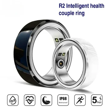  Смарт-кольцо для здоровья, пульсометр, Bluetooth, фитнес-трекер, датчик кислорода в крови, Шагомер для сна, Цифровое кольцо для умного пальца