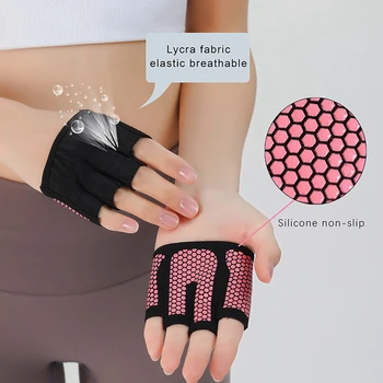 1 пара перчаток для занятий тяжелой атлетикой, фитнесом, бодибилдингом, велоспортом, противоскользящие дышащие перчатки для мужчин, женщин, размеры S/M/L