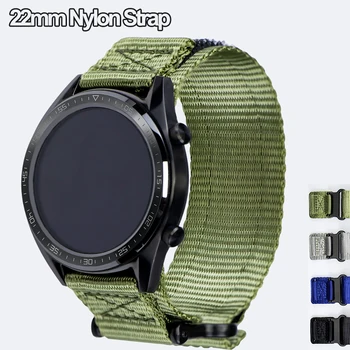  22 мм Нейлоновый Ремешок Для HUAWEI Watch Band GT 4 46 мм Watch 4 Pro GT 3 2 Pro Спортивные Браслеты Браслет для samsung watch 46 мм 3 45 мм