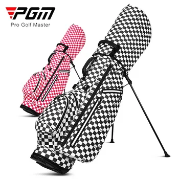  Легкие сумки для гольфа PGM, большой емкости, комплект для штатива, водонепроницаемая клетчатая сумка для гольфа, комплект для стойки в корейском стиле, Унисекс