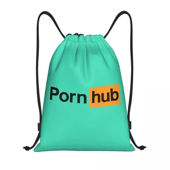  Рюкзак Pornhubs на шнурке, спортивная спортивная сумка для женщин, Мужской рюкзак для покупок подарков Pornhub