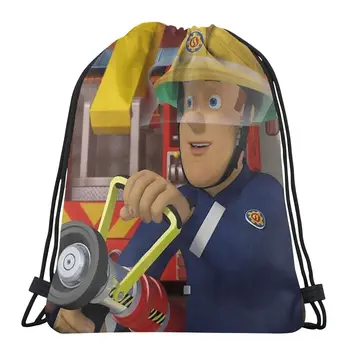  Сумки на шнурке Fireman Sam Для путешествий, Водонепроницаемые сумки для хранения, Карманная веревочная сумка