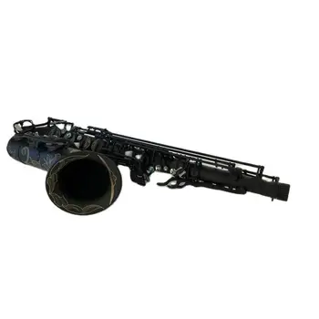  KALUOLIN Черный Тенор-саксофон высшего качества, играющий на профессиональных музыкальных инструментах си-бемоль с подарочным футляром
