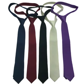  Галстук Мужской Модный Простой Карамельный Цвет, Однотонный Красивый галстук для рук, Женская рубашка длиной 6 см, Элегантный Черный
