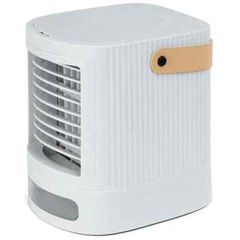  Портативный кондиционер, испарительный охладитель воздуха, небольшой охладитель с питанием от USB и увлажнителем, 3-скоростной мини-кондиционер