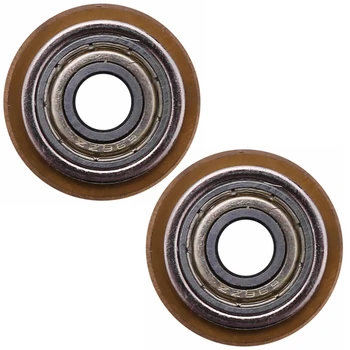  2 сменных резака для плитки с карбонизированным титановым покрытием 22 X 6 X 6 мм, цвет латуни