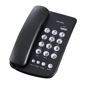  Проводной стационарный телефон G5AA Настольный Домашний телефон с большими кнопками Проводной домашний телефон