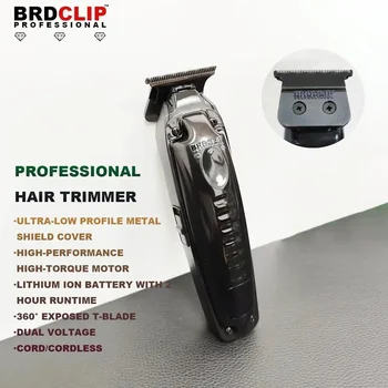  BRDCLIP BRD2023 Профессиональная машинка для стрижки волос с USB-зарядкой, Беспроводная машинка для стрижки волос, мужская машинка для стрижки волос