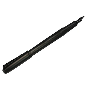  Yongsheng черная металлическая авторучка Samurai, титановые наконечники 0,5 мм, школьные канцелярские принадлежности, изысканные подарочные ручки для студентов