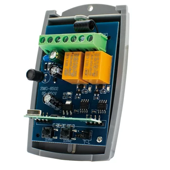  Новый контроллер открывания гаражных ворот с частотой 433 МГц/приемник дистанционного управления воротами 433,92 МГц для фиксированного обучающего кода поворота электрической двери