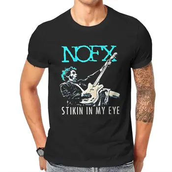  Мужская футболка NOFX The Original Punk Rock Band, винтажная футболка из 100% хлопка, круглый вырез, футболка с коротким рукавом, летняя одежда