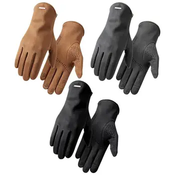 Мужские велосипедные перчатки, аксессуары для мотоциклов, Противоударные варежки, велосипедные велосипедные перчатки с сенсорным экраном, дышащие велосипедные перчатки с полными пальцами