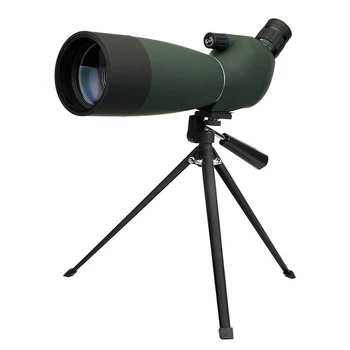  Монокуляр для наблюдения за птицами 25-75x70, охота на открытом воздухе, Кемпинг, Пеший туризм, Однотрубный телескоп со штативом