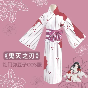  Женский японский халат, костюм Юката, Кимоно с Оби, одежда для фотосъемки, Карнавальный костюм на Хэллоуин