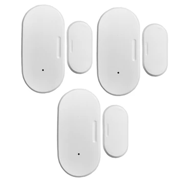  3X Датчик двери и окна Tuya Zigbee Интеллектуальная домашняя автоматизация Защита безопасности Smartlife APP Alarm