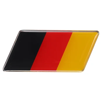  Немецкий флаг, эмблема, значок, наклейка, решетка радиатора, бампер для автомобиля