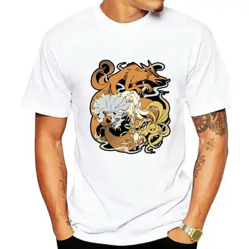  Мужская футболка Kitsune foxes, женская футболка