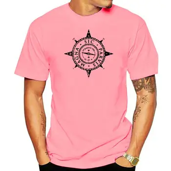  Uncharted Sic Parvis Magna Мужская модная крутая удобная мужская повседневная футболка с принтом человека для мужчин и женщин Cmt