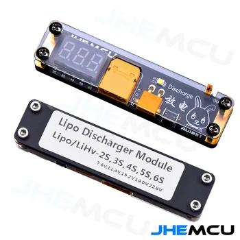  JHEMCU Ruibet LIPO Модуль Разрядника 2-6 S Встроенный Светодиодный Индикатор Режима 3,8 В 0 В для Утилизации Аккумуляторных Батарей RC XT30 XT60