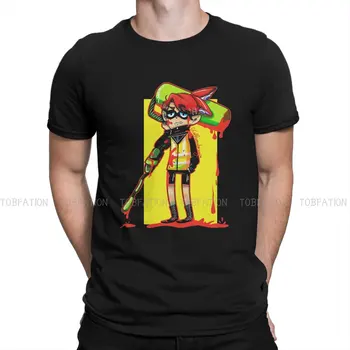  УФ, новейшие футболки Squid Sisters Spatoon Music Scene, топы из ткани в мужском стиле, футболка с круглым вырезом 