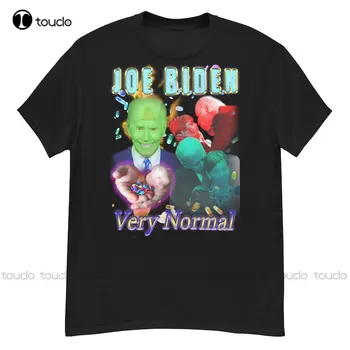  Джо Байден - Очень обычный Жуткий Старик - Футболка Conspiracy - Винтажная рубашка - Рэп-рубашка, Винтажная Бутлеговая уличная одежда в стиле ретро 90-х Xs-5Xl