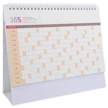  Настольный календарь 2024 Многоразовый настольный календарь Офисный маленький календарь Отдельно стоящий настольный календарь