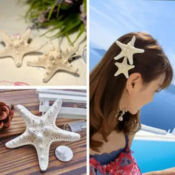  Заколка для волос в виде морской звезды, изысканная заколка в виде морской звезды из смолы, легкий противоскользящий инструмент для укладки волос для женщин, водонепроницаемый декоративный
