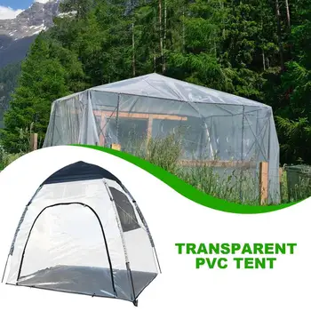  Прозрачная палатка для кемпинга, защищающая от холода, прозрачный дом из ПВХ, теплица, палатка для кемпинга, палатка для кемпинга на открытом воздухе, новая