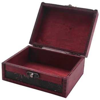  4X Treasure Box Сундук с сокровищами для подарочных коробок, коллекции открыток, подарков и домашнего декора