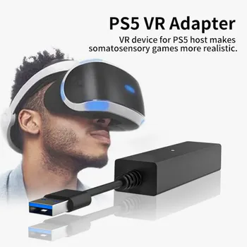  Портативный USB Mini Camera Adapter Male-to-female VR Кабель-адаптер для Игровой Консоли PS5/PS4 Кабель-адаптер VR для PS5 VR Connector