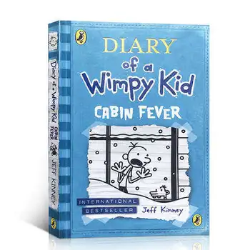  MiluMilu Оригинальные Детские Популярные книги Diary Of A Wimpy Kid #6 Cabin Fever Раскраска История Английского Занятия Книжка С картинками