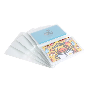  5 6страничный пластиковый бумажник с вставкой на 24 карточки для складывания деловых кредитных карт