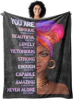 Женское афроамериканское одеяло из микрофибры, мягкое, теплое, комфортное, легкое шерп-фланелевое, пушистое плюшевое одеяло для постельного белья на диване
